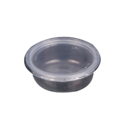 Clear PP Bowl with Lid 225 cc