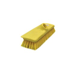 Carpet Brush yellow bristle with wooden Handle