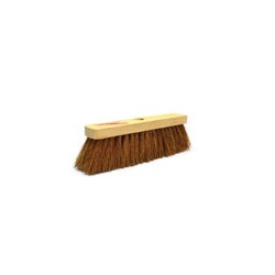 Coco Brush 12inch with Plain Wooden Handle