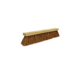 Coco Brush 18inch with Plain Wooden Handle
