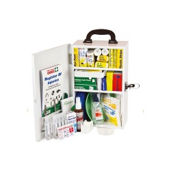 Wall Mounted First Aid Box with Medicine
