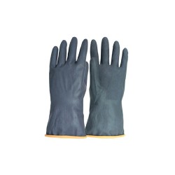 Black Rubber Gloves