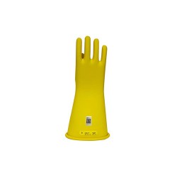 Yellow Rubber Electrical Gloves