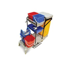 Janitorial Cart With Mop Wringer - Relax